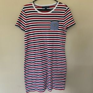 Women’s Tommy Hilfiger Striped Mini T-Shirt dress